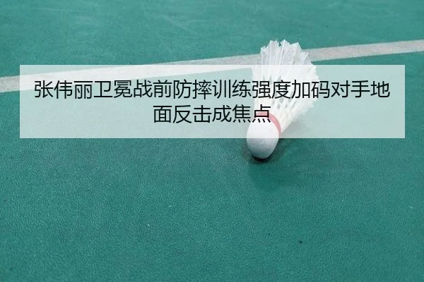 张伟丽卫冕战前防摔训练强度加码对手地面反击成焦点 | LDSPORTS